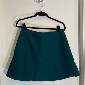 J. Crew mini skirt in forest / moss green